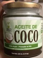 Mängden socker i Aceite de coco