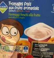 Mängden socker i Fromages frais aux fruits aromatisés