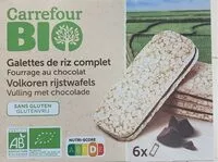 Mängden socker i Galletes de riz complet au chocolat