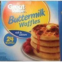Mängden socker i Buttermilk Waffles
