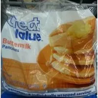 Mängden socker i Pancakes, Buttermilk