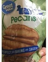 Mängden socker i Chopped Pecans