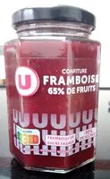 Mängden socker i confiture framboise 65% de fruits