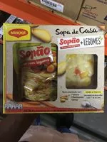 Mängden socker i Sopa de Casa = Sopão Carne com Legumes + Legumes