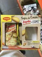 Mängden socker i Sopa de Casa = Sopão Galinha com legumes + Legumes