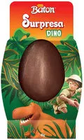Mängden socker i Ovo De Páscoa Ao Leite Dino Garoto Baton Surpresa Caixa 45g