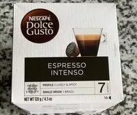 Mängden socker i espresso intenso