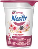 Mängden socker i Iogurte Desnatado Frutas Vermelhas, Aveia E Hibisco Zero Lactose Nesfit Copo 150g