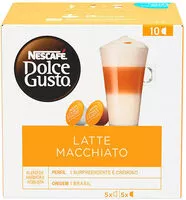 Mängden socker i Café Com Leite Em Cápsula Latte Macchiato Nescafé Dolce Gusto Caixa 112,5g 10 Unidades