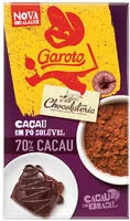 Mängden socker i Chocolate Pó Solúvel 70 Cacau Garoto Chocolateria Caixa 200g