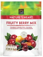 Mängden socker i Mix De Frutas Desidratadas Fruity Berry Natures Heart Pouch 65g