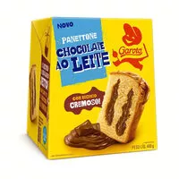 Mängden socker i Panettone Recheio Chocolate Ao Leite Garoto Caixa 400g