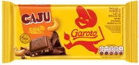 Mängden socker i Chocolate Ao Leite Com Castanha De Caju Garoto Pacote 80g