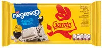 Mängden socker i Chocolate Branco Com Biscoito Negresco Garoto Pacote 80g