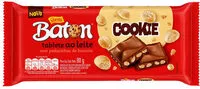 Mängden socker i Chocolate Ao Leite Com Cookies Garoto Baton Pacote 80g