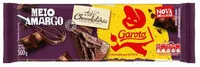 Mängden socker i Chocolate Meio Amargo Garoto Chocolateria Pacote 500g