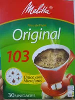 Mängden socker i filtro de papel Melitta