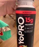 Mängden socker i YoPro Strawberry Morango 15g