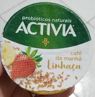 Mängden socker i Probióticos Activia café da manhã Linhaça