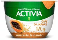 Mängden socker i Leite Fermentado Integral Amaranto Mamão Activia Café Da Manhã Pote 170g