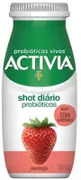Mängden socker i Leite Fermentado Morango Zero Lactose Activia Shot Diário Frasco 100g