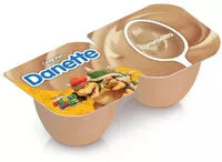 Mängden socker i Sobremesa Láctea Gold Chocolate Branco Com Toque De Caramelo Danette Bandeja 180g 2 Unidades