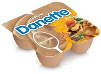 Mängden socker i Sobremesa Láctea Gold Chocolate Branco Com Toque De Caramelo Danette Bandeja 360g 4 Unidades