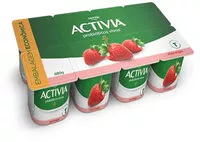 Mängden socker i Leite Fermentado Integral Morango Activia Bandeja 680g 8 Unidades Embalagem Econômica
