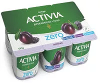 Mängden socker i Leite Fermentado Desnatado Ameixa Zero Lactose Activia Zero Bandeja 510g 6 Unidades