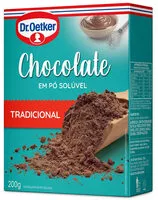 Mängden socker i Chocolate Em Pó Dr.oetker