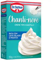Mängden socker i Chanti Neve Dr. Oetker 50g