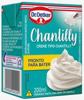 Mängden socker i Creme Chantilly Dr.oetker Decorfesta
