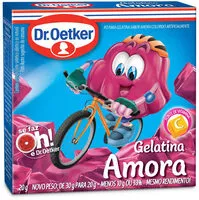 Mängden socker i Gelatina Dr.oetker Amora