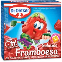 Mängden socker i Gelatina Dr.oetkker Framboesa R