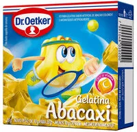 Mängden socker i Gelatina Dr.oetker Abacaxi 20g