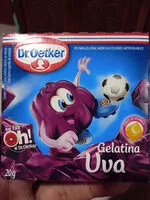 Mängden socker i Gelatina Uva