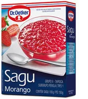 Mängden socker i Sagu Sabor Morango Dr. Oetker 150g