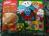 Mängden socker i Macarrão Instantâneo Lámen Tomate Suave Turma Da Mônica Nissin Miojo Pacote 85g
