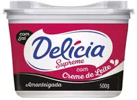 Mängden socker i Margarina Amanteigado Com Sal Delícia Supreme Pote 500g
