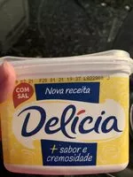 Mängden socker i Margarina Com Sal Delícia Sabor E Cremosidade Pote 500g