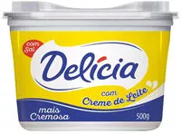 Mängden socker i Margarina Delícia Com Sal