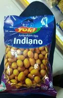 Mängden socker i Yoki amendoim tipo indiano 150g