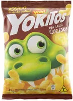 Mängden socker i Salgadinho De Milho Queijo Lua Yoki Yokitos Pacote 45g