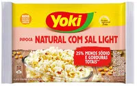 Mängden socker i Pipoca Para Micro Ondas Natural Com Sal Light Yoki Pacote 90g