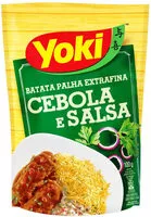 Mängden socker i Batata Palha Extrafina Cebola E Salsa Yoki Sachê 100g