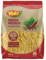 Mängden socker i Farofa De Mandioca Apimentada Yoki Premium Pacote 380g