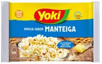 Mängden socker i Pipoca Para Micro Ondas Manteiga Yoki Pacote 100g