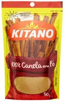 Mängden socker i Canela Pó Kitano Pacote 50g