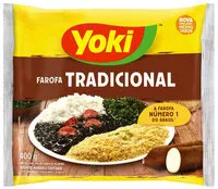 Mängden socker i Farofa De Mandioca Tradicional Yoki Pacote 400g