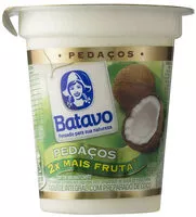 Mängden socker i Iogurte Integral Coco Batavo Pedaços Copo 100g